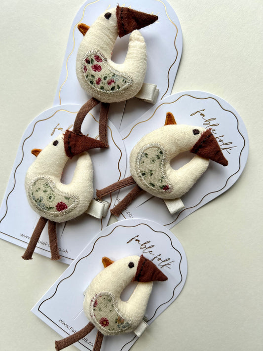 HandCrafted Hen Hair Clip