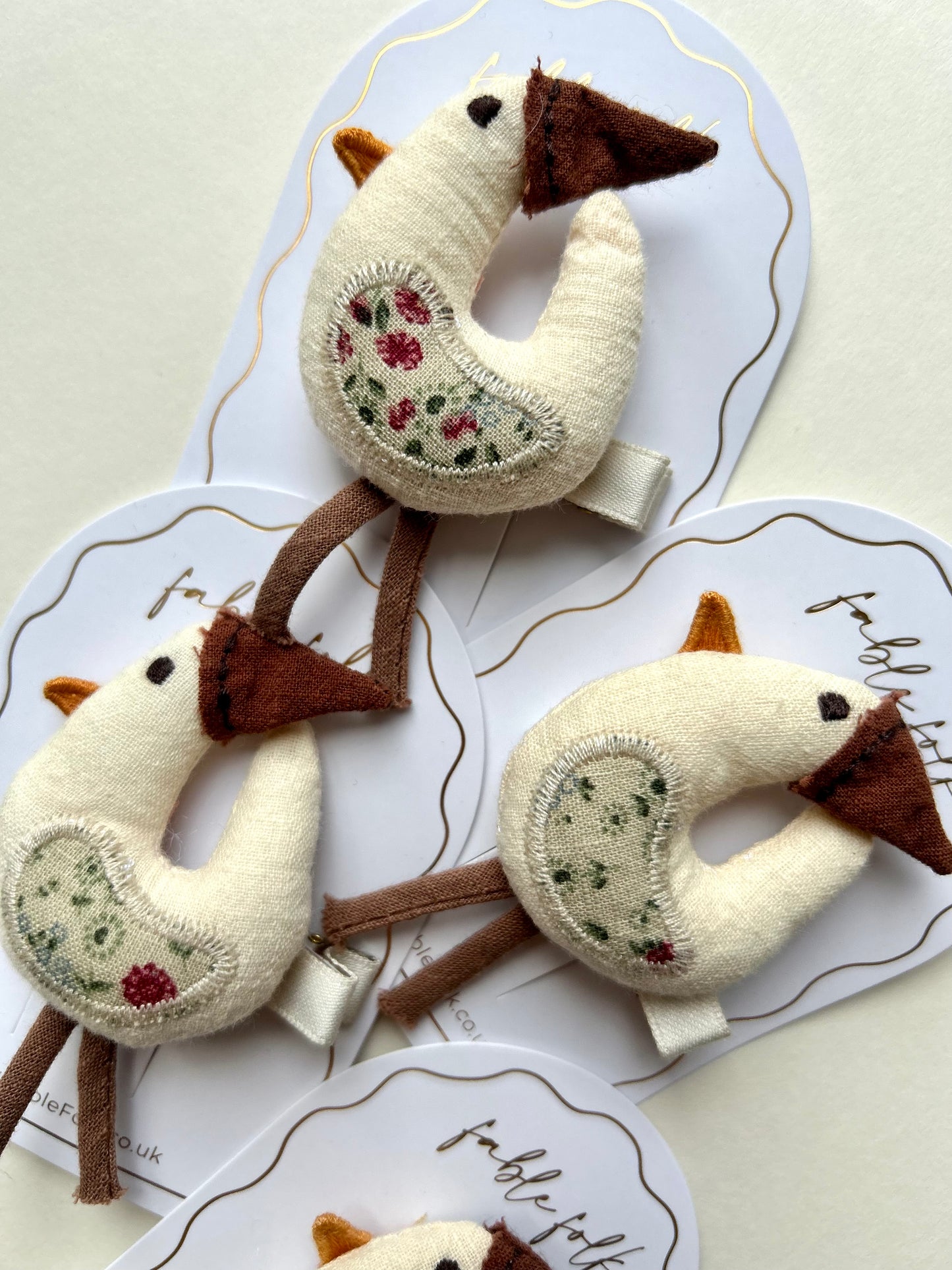 HandCrafted Hen Hair Clip