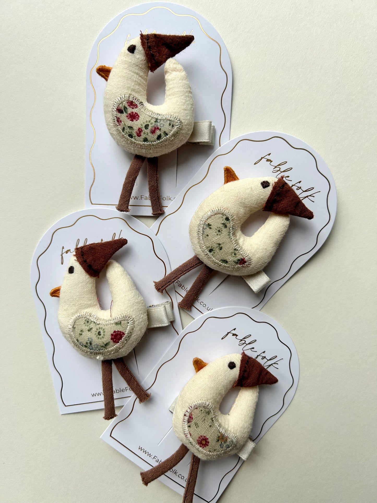 HandCrafted Hen Hair Clip