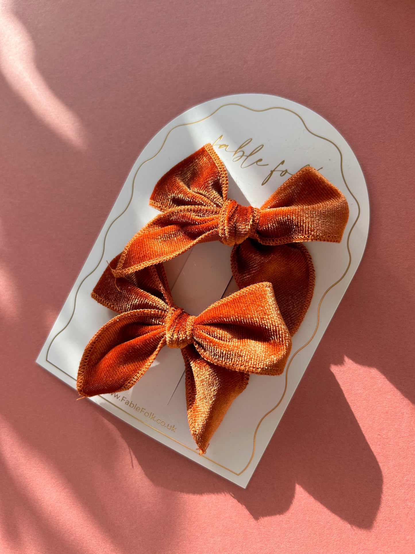 Mini Fable Bow (2pk) - Copper